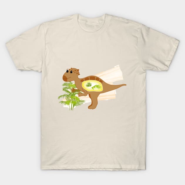 pachycephalosaurus T-Shirt by masslos